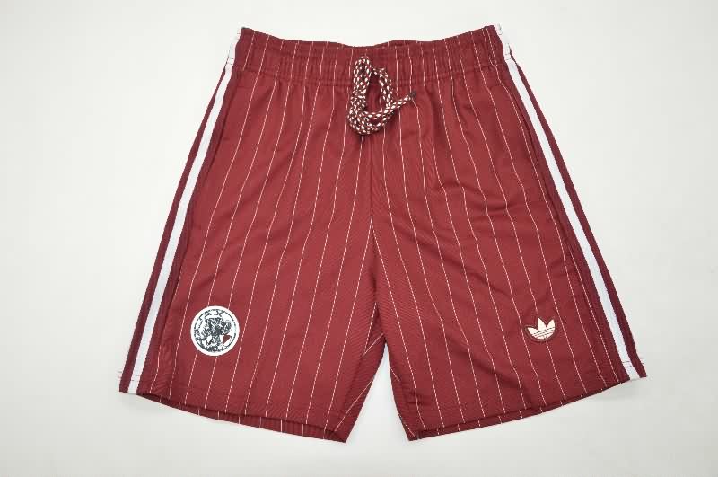 AAA Quality Ajax 25/26 Red Soccer Shorts