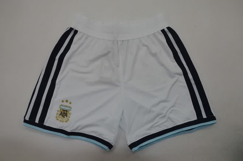 AAA Quality Argentina 2026 White Soccer Shorts (Player)