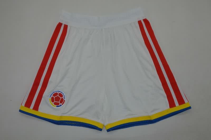 AAA Quality Colombia 2026 Home White Soccer Shorts (Player)