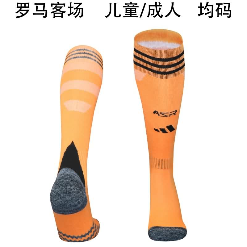 AAA Quality AS Roma 25/26 Away Soccer Socks
