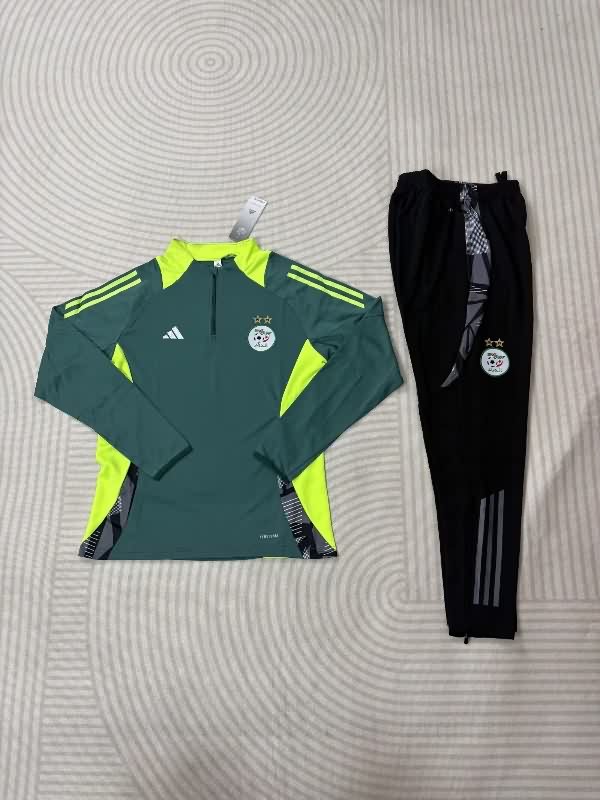 AAA Quality Algeria 2026 Green Soccer Tracksuit