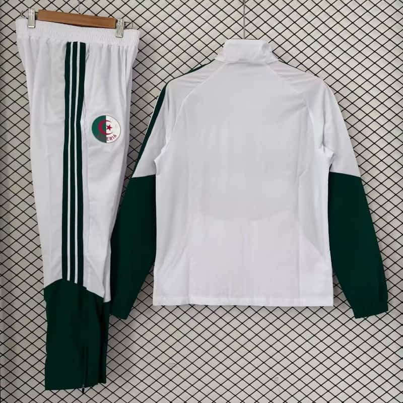 AAA Quality Algeria 2026 White Soccer Tracksuit 02