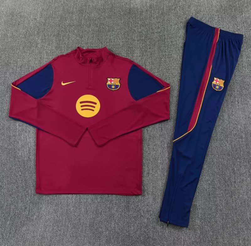 AAA Quality Barcelona 25/26 Red Soccer Tracksuit AAA Quality Barcelona 25/26 Red Soccer Tracksuit
