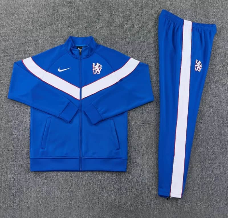 AAA Quality Chelsea 25/26 Blue Soccer Tracksuit 03