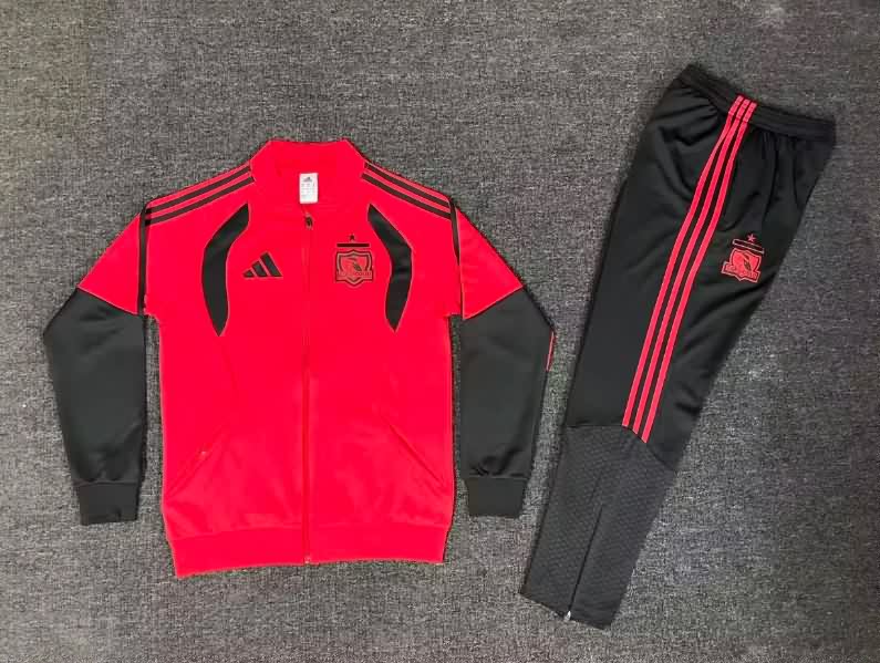AAA Quality Colo Colo 2026 Red Soccer Tracksuit