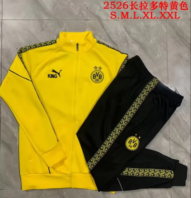 AAA Quality Dortmund 25/26 Yellow Soccer Tracksuit