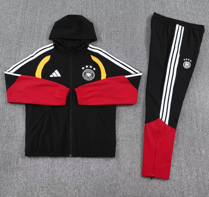 AAA Quality Germany 2026 Black Soccer Tracksuit 02