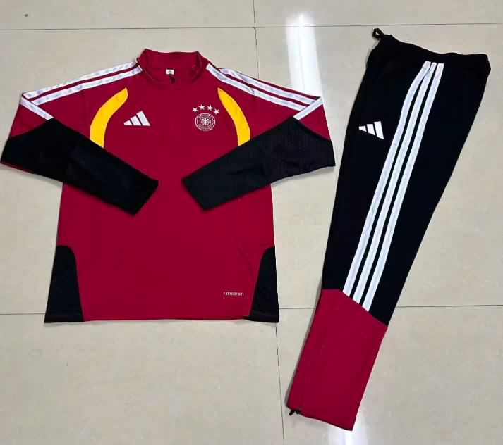 AAA Quality Germany 2026 Red Soccer Tracksuit
