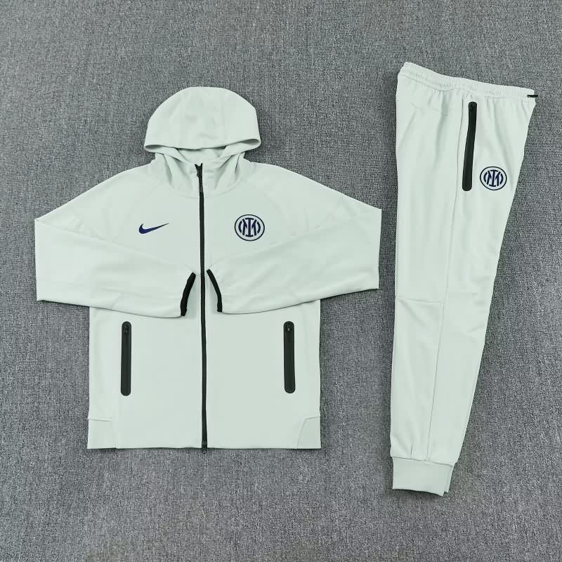 AAA Quality Inter Milan 25/26 Grey Soccer Tracksuit 02