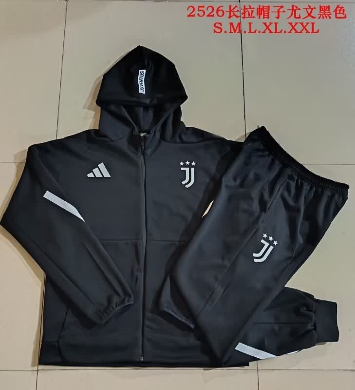 AAA Quality Juventus 25/26 Black Soccer Tracksuit 04