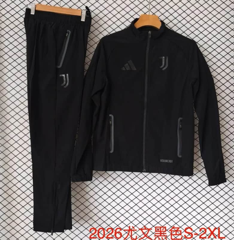 AAA Quality Juventus 25/26 Black Soccer Tracksuit 06 AAA Quality Juventus 25/26 Black Soccer Tracksuit 06