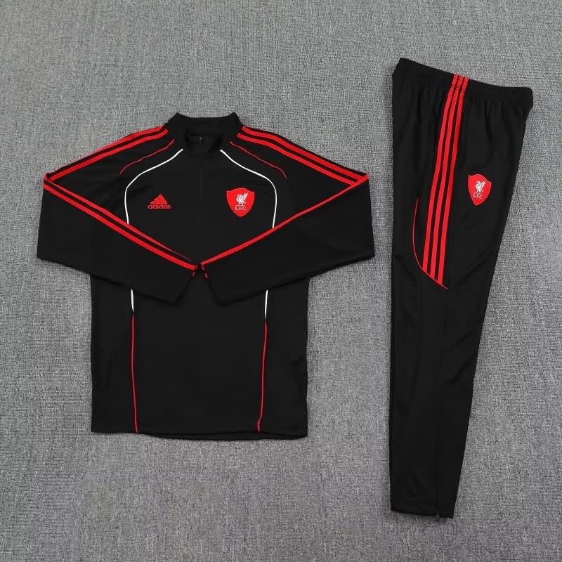 AAA Quality Liverpool 25/26 Black Soccer Tracksuit 02