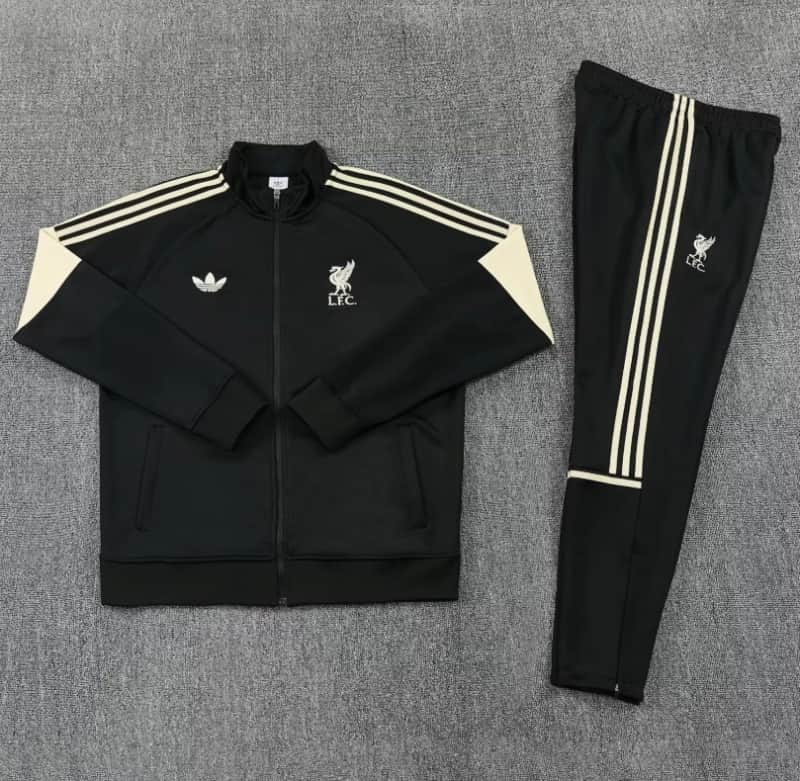 AAA Quality Liverpool 25/26 Black Soccer Tracksuit 06