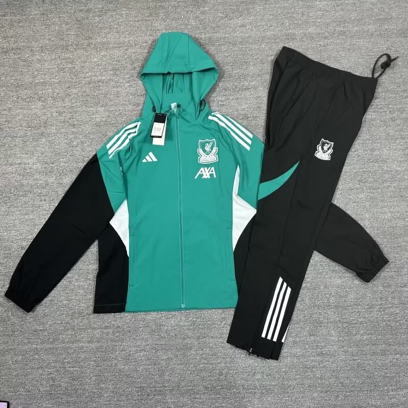 AAA Quality Liverpool 25/26 Green Soccer Tracksuit 05