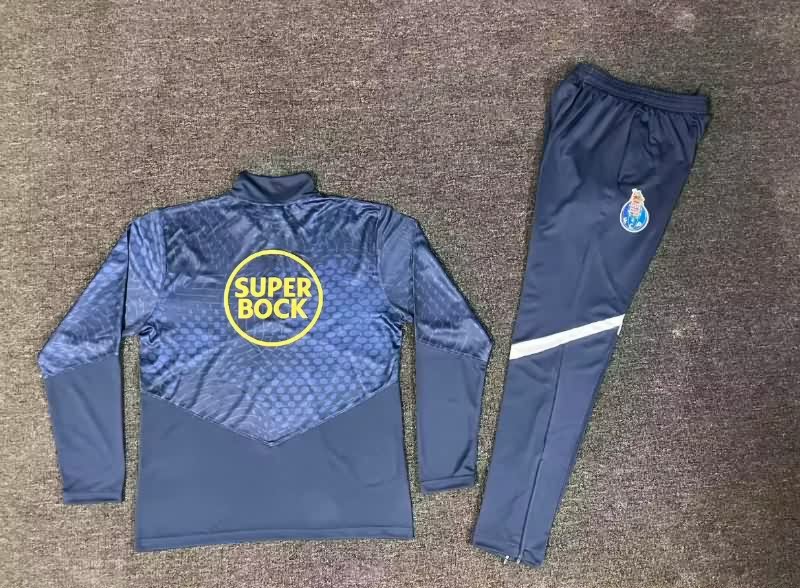 AAA Quality Porto 25/26 Dark Blue Soccer Tracksuit