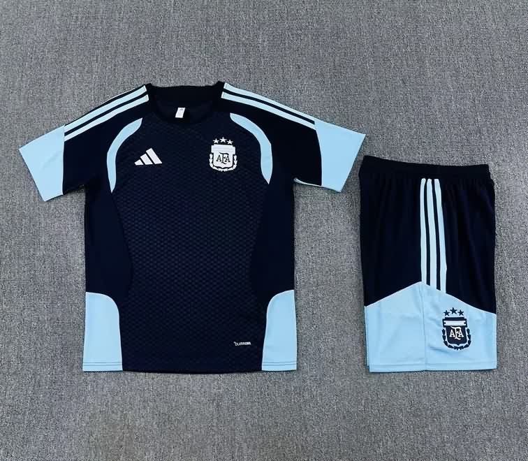 AAA Quality Argentina 2026 Dark Blue Soccer Training Sets 02