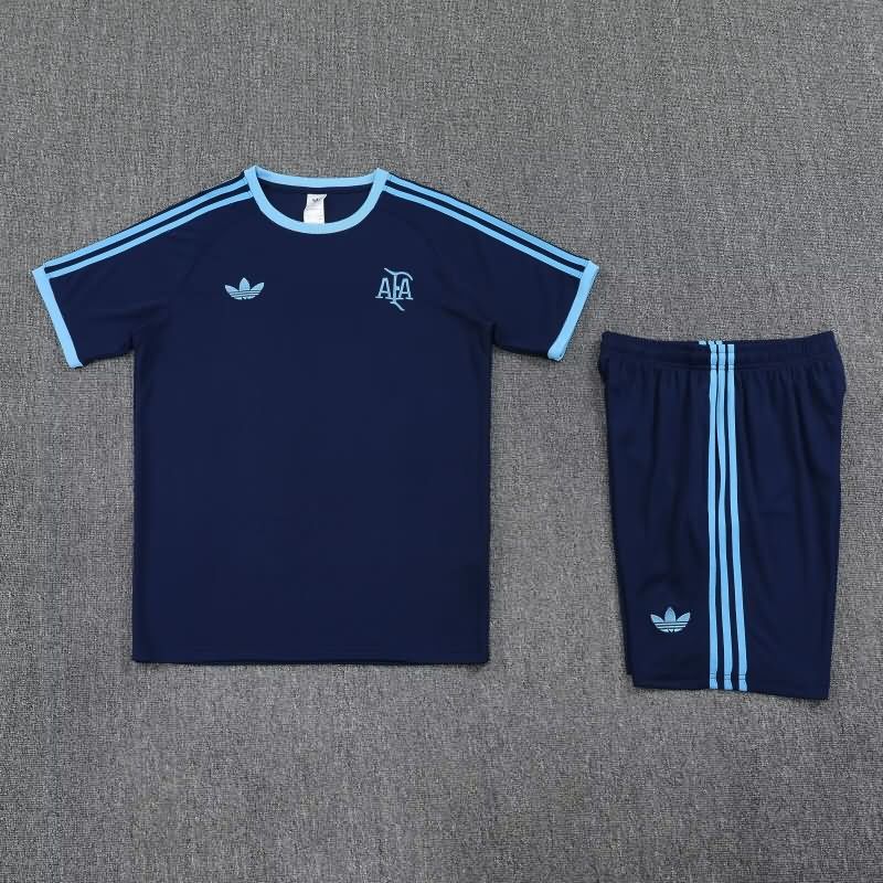 AAA Quality Argentina 2025 Dark Blue Soccer Training Sets