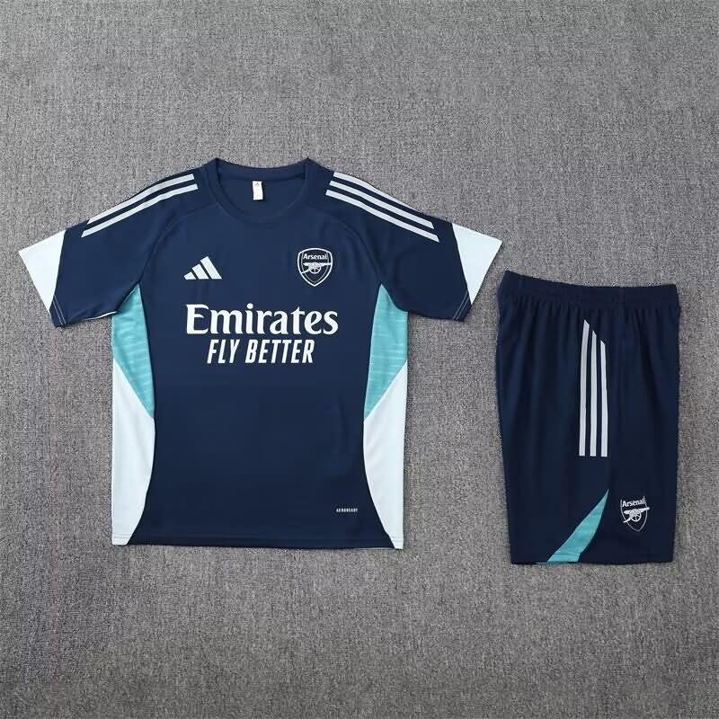 AAA Quality Arsenal 25/26 Dark Blue Soccer Training Sets 05