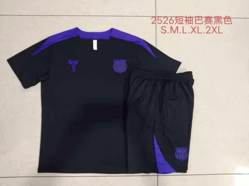 AAA Quality Barcelona 25/26 Black Soccer Training Sets 02