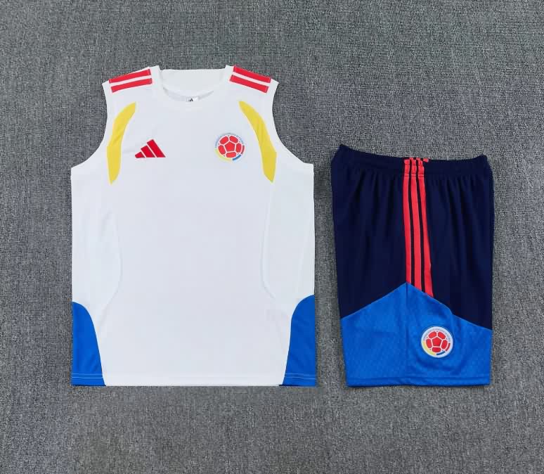 AAA Quality Colombia 2026 White Soccer Training Sets