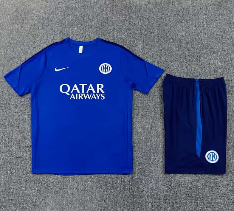AAA Quality Inter Milan 25/26 Blue Soccer Training Sets 02