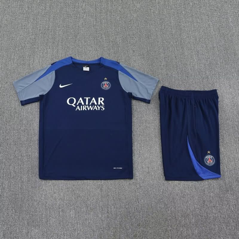 AAA Quality Paris St German 25/26 Dark Blue Soccer Training Sets