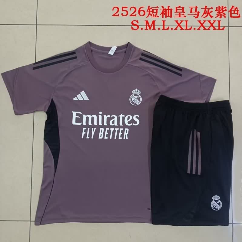 AAA Quality Real Madrid 25/26 Purple Soccer Training Sets 03