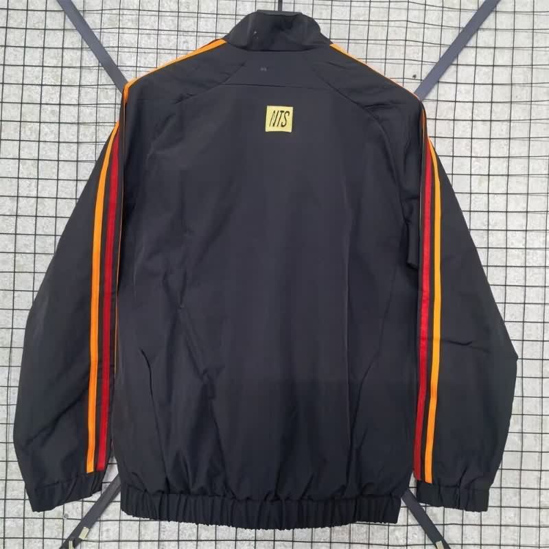 AAA Quality Arsenal 25/26 Black Soccer Windbreaker