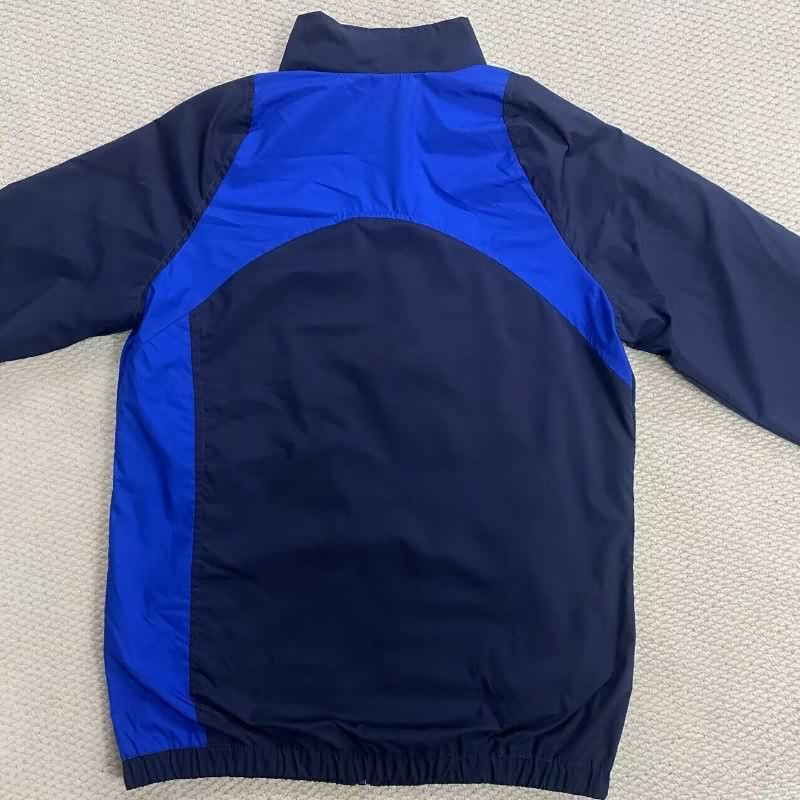 AAA Quality Atletico Madrid 25/26 Dark Blue Soccer Windbreaker 02