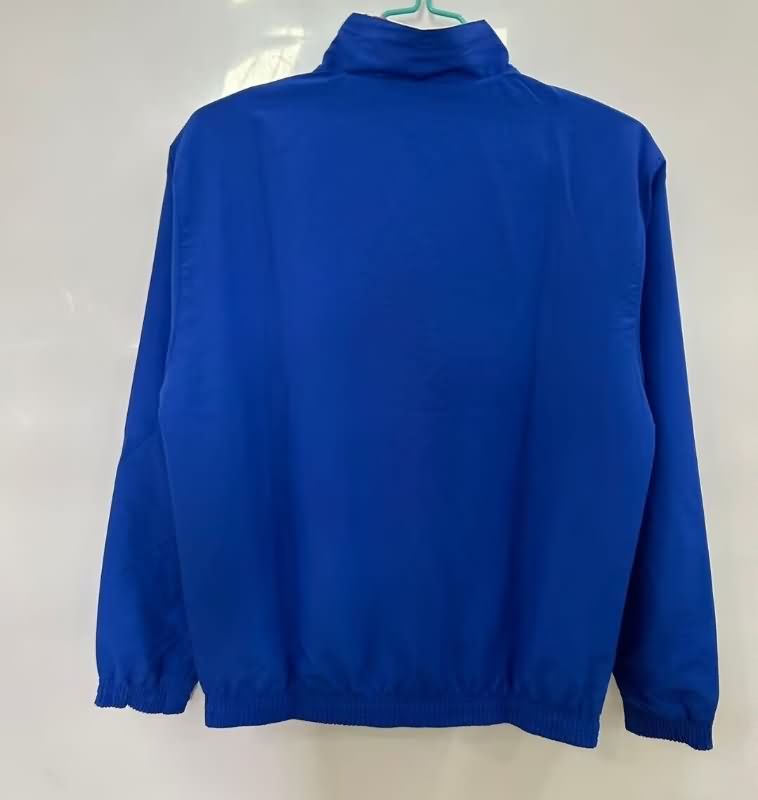 AAA Quality Barcelona 25/26 Blue White Reversible Soccer Windbreaker
