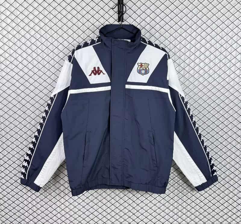 AAA Quality Barcelona 25/26 Dark Blue Soccer Windbreaker 05 AAA Quality Barcelona 25/26 Dark Blue Soccer Windbreaker 05