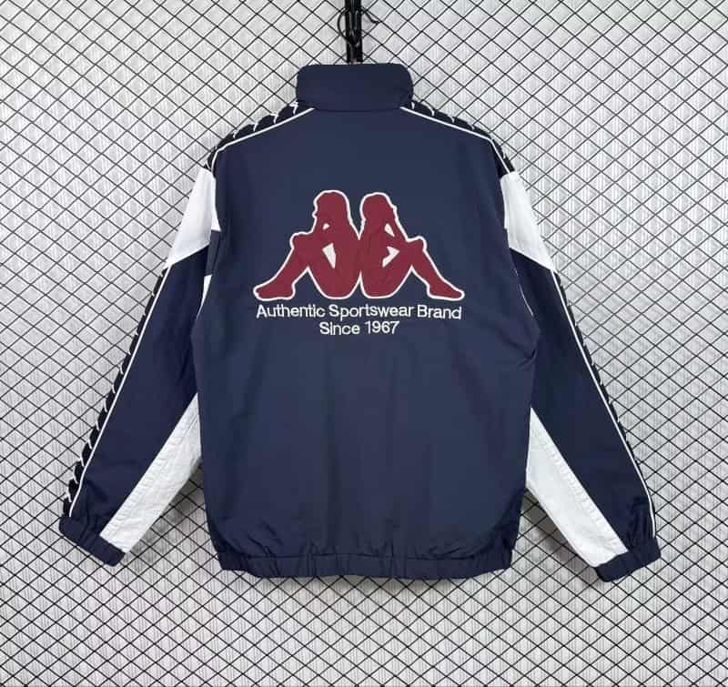 AAA Quality Barcelona 25/26 Dark Blue Soccer Windbreaker 05
