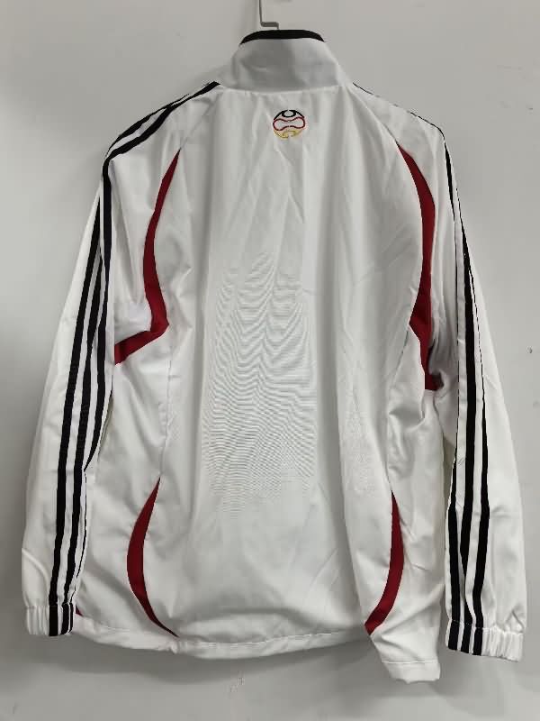 AAA Quality Germany 2025 White Soccer Windbreaker 02
