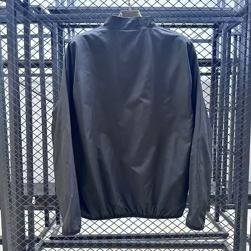 AAA Quality Inter Miami 2025 Pink Black Reversible Soccer Windbreaker