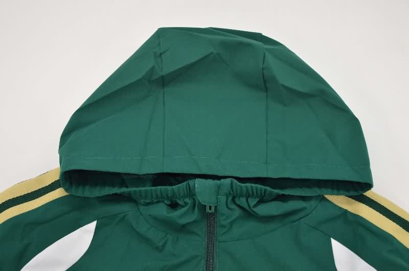 AAA Quality Italy 2026 Green Soccer Windbreaker