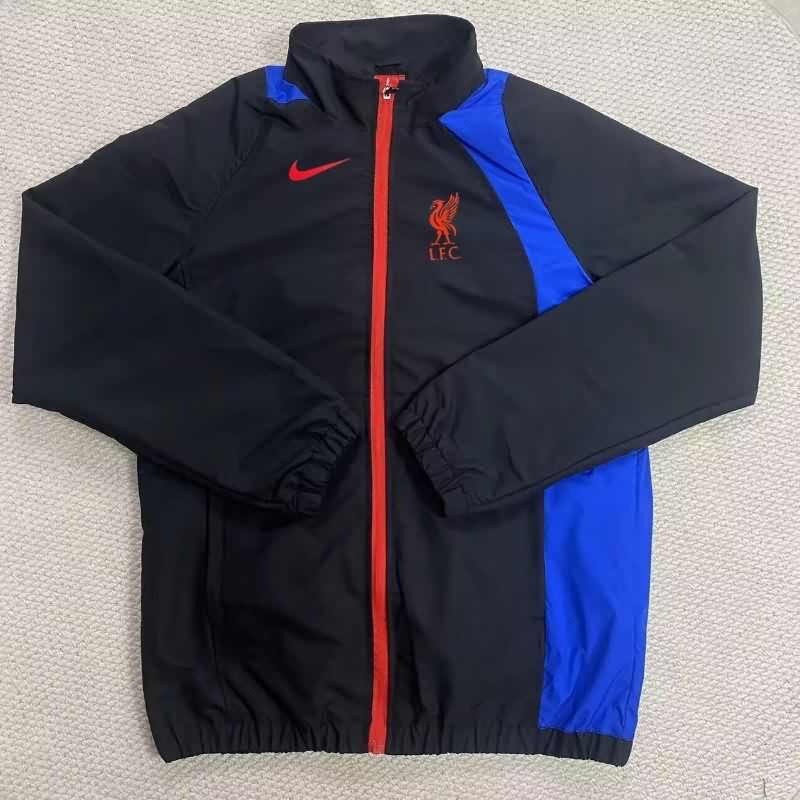 AAA Quality Liverpool 25/26 Black Soccer Windbreaker 03