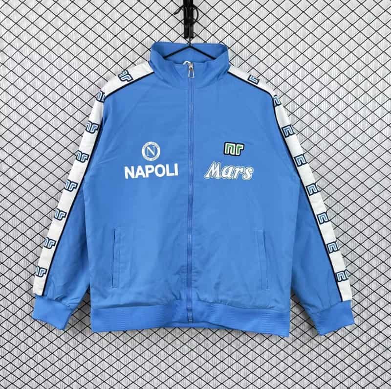 AAA Quality Napoli 25/26 Blue Soccer Windbreaker 04