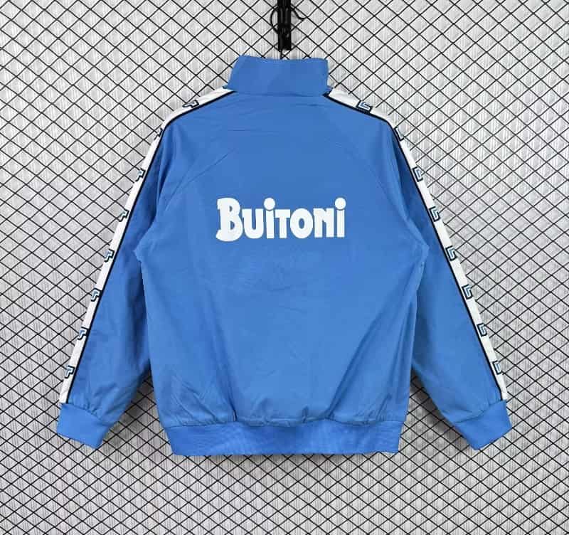 AAA Quality Napoli 25/26 Blue Soccer Windbreaker 05