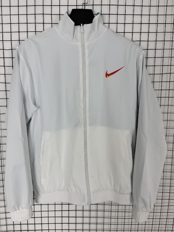 AAA Quality Nike 2025 Blue White Reversible Soccer Windbreaker
