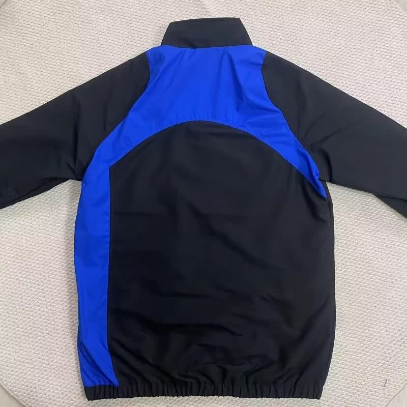AAA Quality Paris St German 25/26 Black Soccer Windbreaker 02