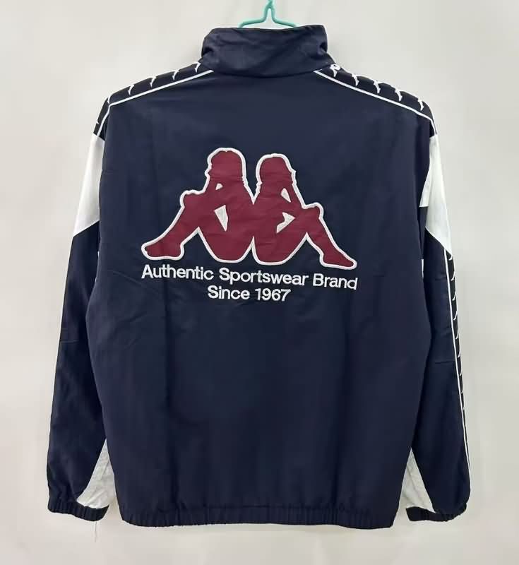 AAA Quality Real Madrid 25/26 Dark Blue Soccer Windbreaker 02