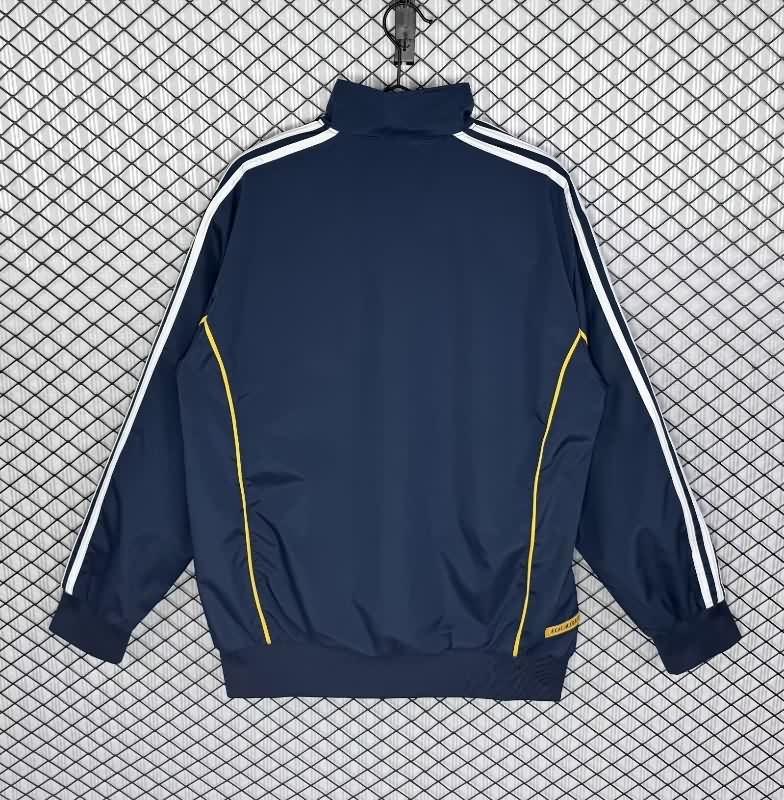 AAA Quality Real Madrid 25/26 Dark Blue Soccer Windbreaker 04