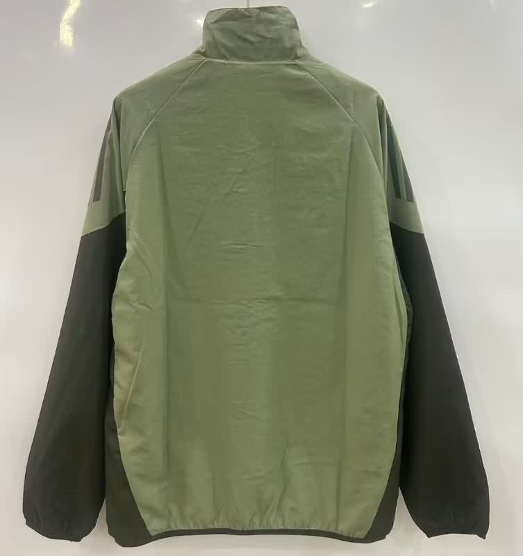 AAA Quality Real Madrid 25/26 Green Soccer Windbreaker 03