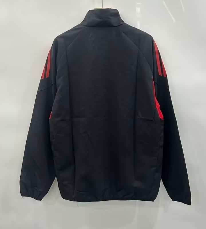 AAA Quality River Plate 2026 Black Soccer Windbreaker