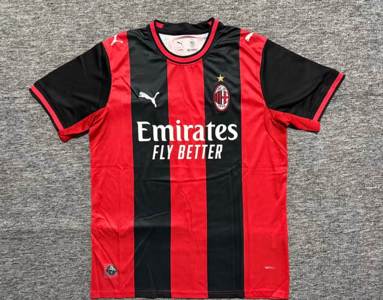 AAA Quality AC Milan 26/27 Home Soccer Jersey (Leaked) AAA Quality AC Milan 26/27 Home Soccer Jersey (Leaked)