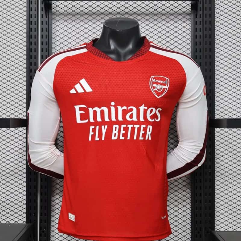 AAA Quality Arsenal 26/27 Home Long Sleeve Soccer Jersey (Player) Leaked