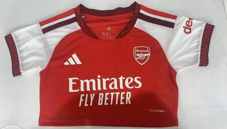 AAA Quality Arsenal 26/27 Home Women Cropped Soccer Jersey