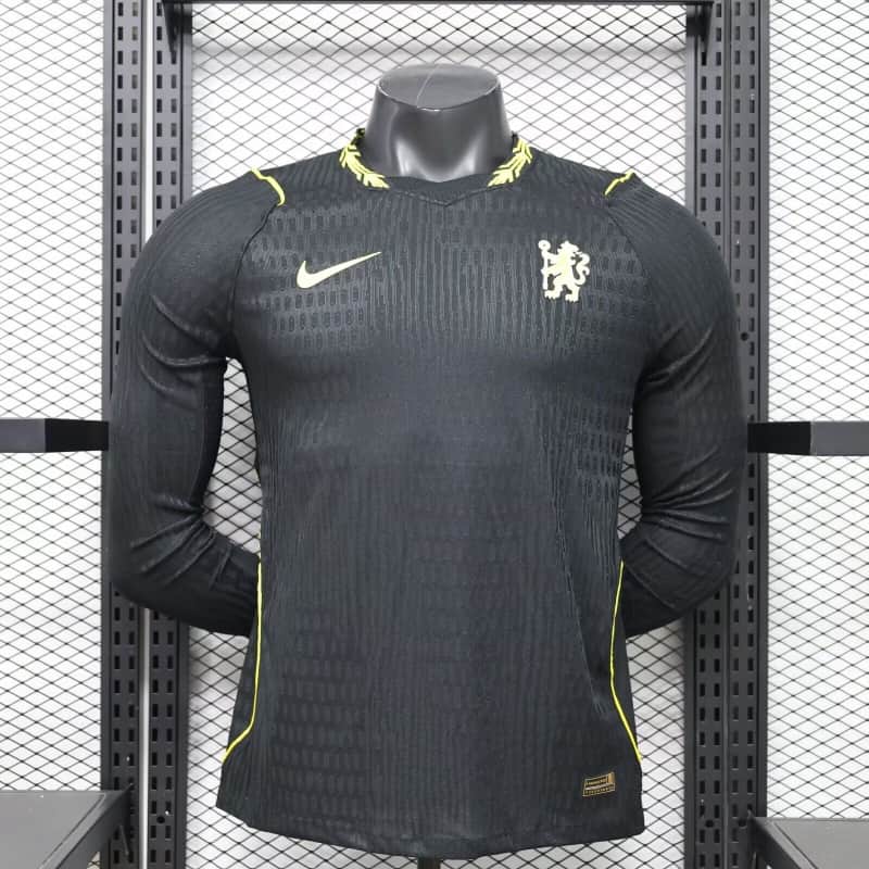 AAA Quality Chelsea 26/27 Away Long Sleeve Soccer Jersey (Player) Leaked AAA Quality Chelsea 26/27 Away Long Sleeve Soccer Jersey (Player) Leaked