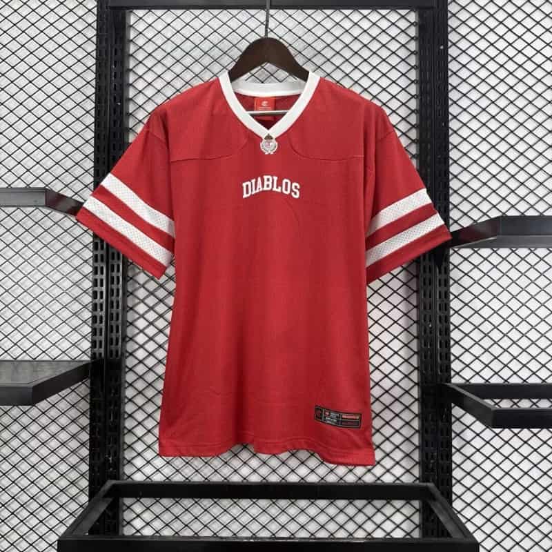AAA Quality Deportivo Toluca 26/27 Red NFL Jersey
