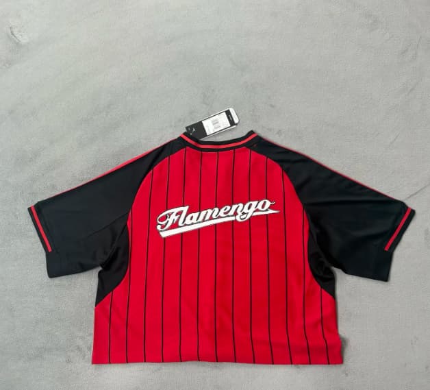 AAA Quality Flamengo 2026 MLB Red Women Cropped Soccer Jersey
